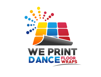 We Print Dance Floor Wraps logo design by serprimero