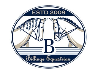 Billings Equestrian logo design by DreamLogoDesign