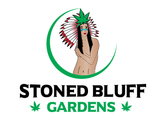 Stoned Bluff Gardens logo design by BeDesign