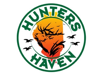 Hunters Haven logo design by DreamLogoDesign