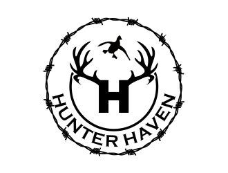 Hunters Haven logo design by Girly