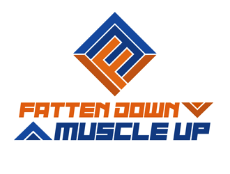 Fatten Down Muscle Up logo design by megalogos