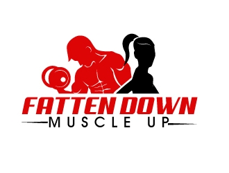 Fatten Down Muscle Up logo design by AamirKhan