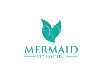 Mermaid Vet Hospital logo design by luckyprasetyo