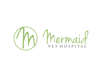 Mermaid Vet Hospital logo design by haidar