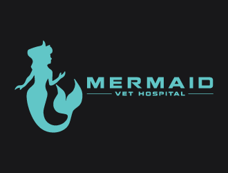 Mermaid Vet Hospital logo design by RGBART