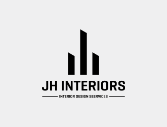 JH Interiors logo design by goblin