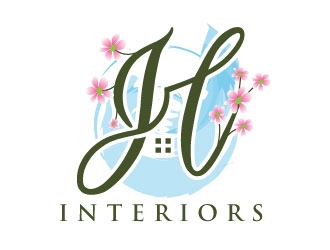 JH Interiors logo design by Suvendu