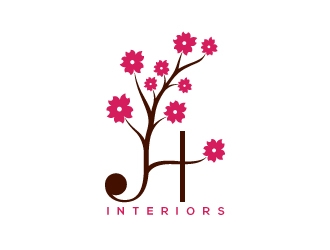 JH Interiors logo design by sanu