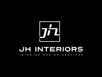JH Interiors logo design by AisRafa