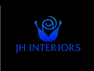 JH Interiors logo design by AamirKhan