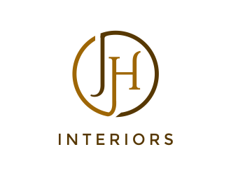 JH Interiors logo design by Girly