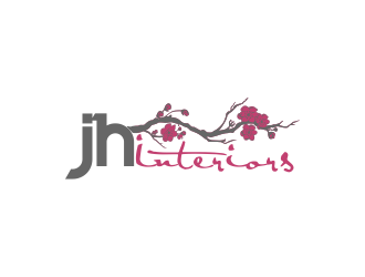 JH Interiors logo design by bosbejo