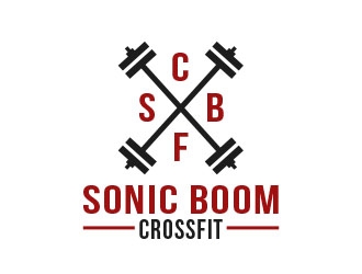 Sonic Boom CrossFit logo design by Benok