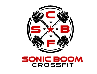 Sonic Boom CrossFit logo design by NikoLai