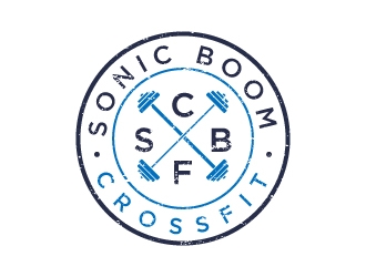 Sonic Boom CrossFit logo design by labo