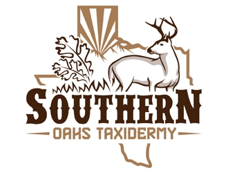 Southern Oaks Taxidermy  logo design by MAXR