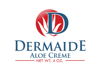 Dermaide Aloe Cream logo design by Cekot_Art