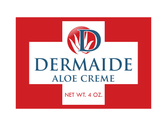 Dermaide Aloe Cream logo design by Cekot_Art
