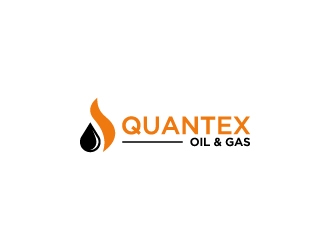 QUANTEX OIL & GAS logo design by wongndeso