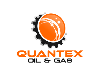 QUANTEX OIL & GAS logo design by serprimero