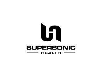 SUPERSONIC HEALTH logo design by haidar