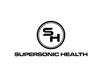 SUPERSONIC HEALTH logo design by ammad