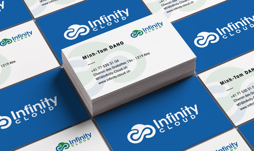 Infinity Cloud logo design by Frenic