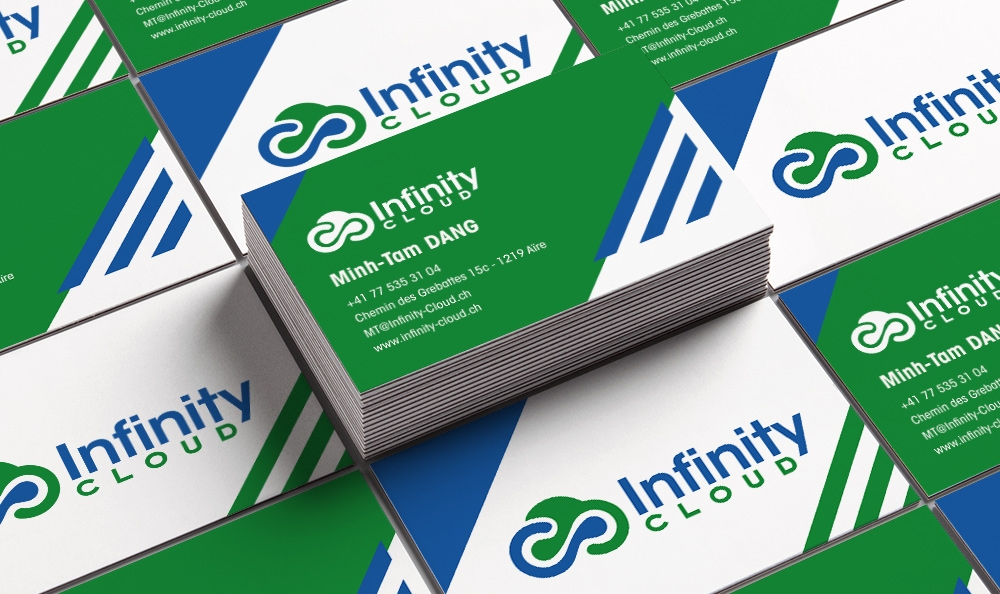 Infinity Cloud logo design by Frenic