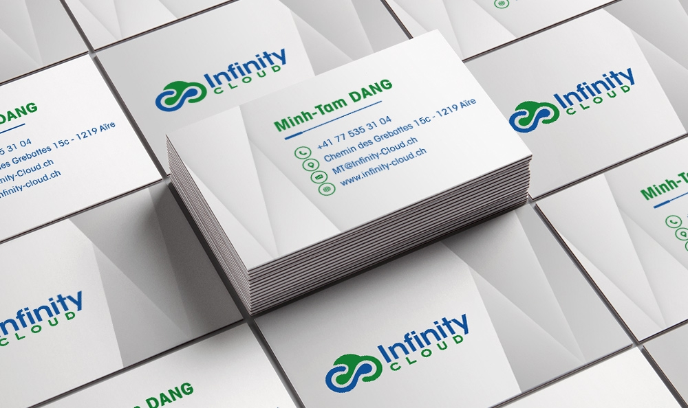 Infinity Cloud logo design by Frenic