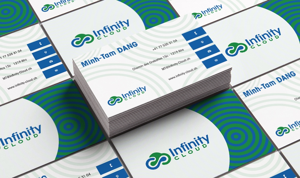 Infinity Cloud logo design by Frenic