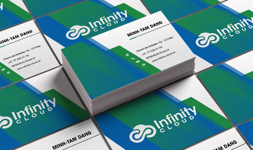 Infinity Cloud logo design by Frenic