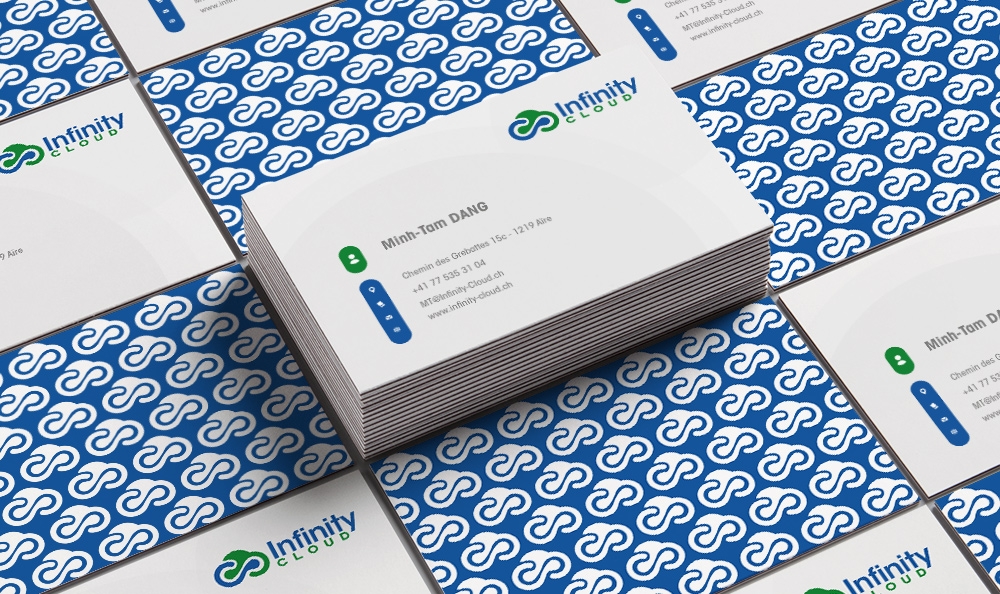 Infinity Cloud logo design by Frenic