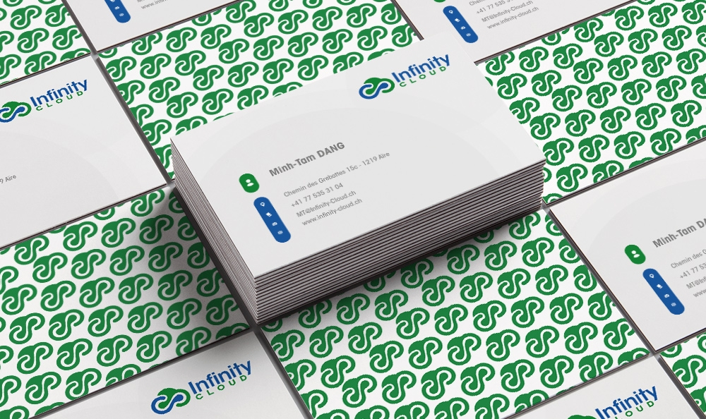 Infinity Cloud logo design by Frenic