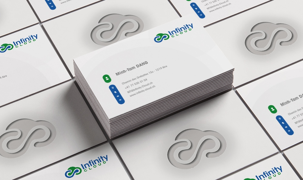 Infinity Cloud logo design by Frenic