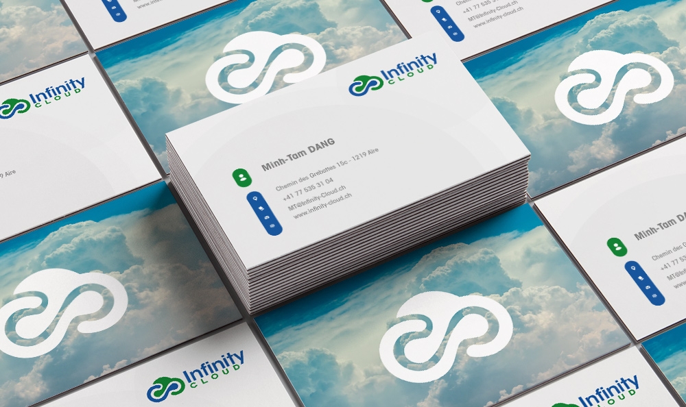 Infinity Cloud logo design by Frenic