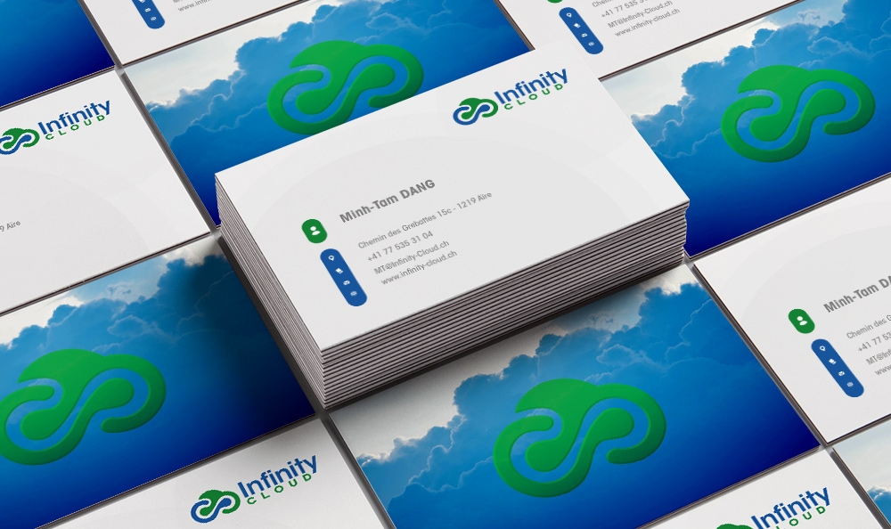 Infinity Cloud logo design by Frenic