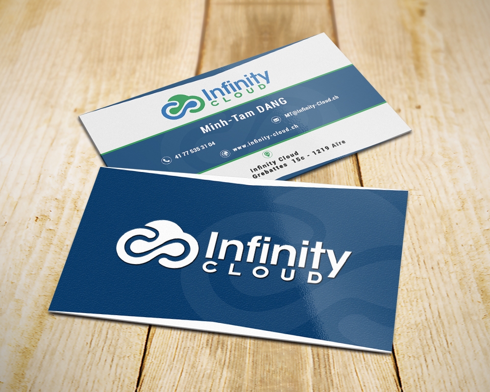 Infinity Cloud logo design by MastersDesigns