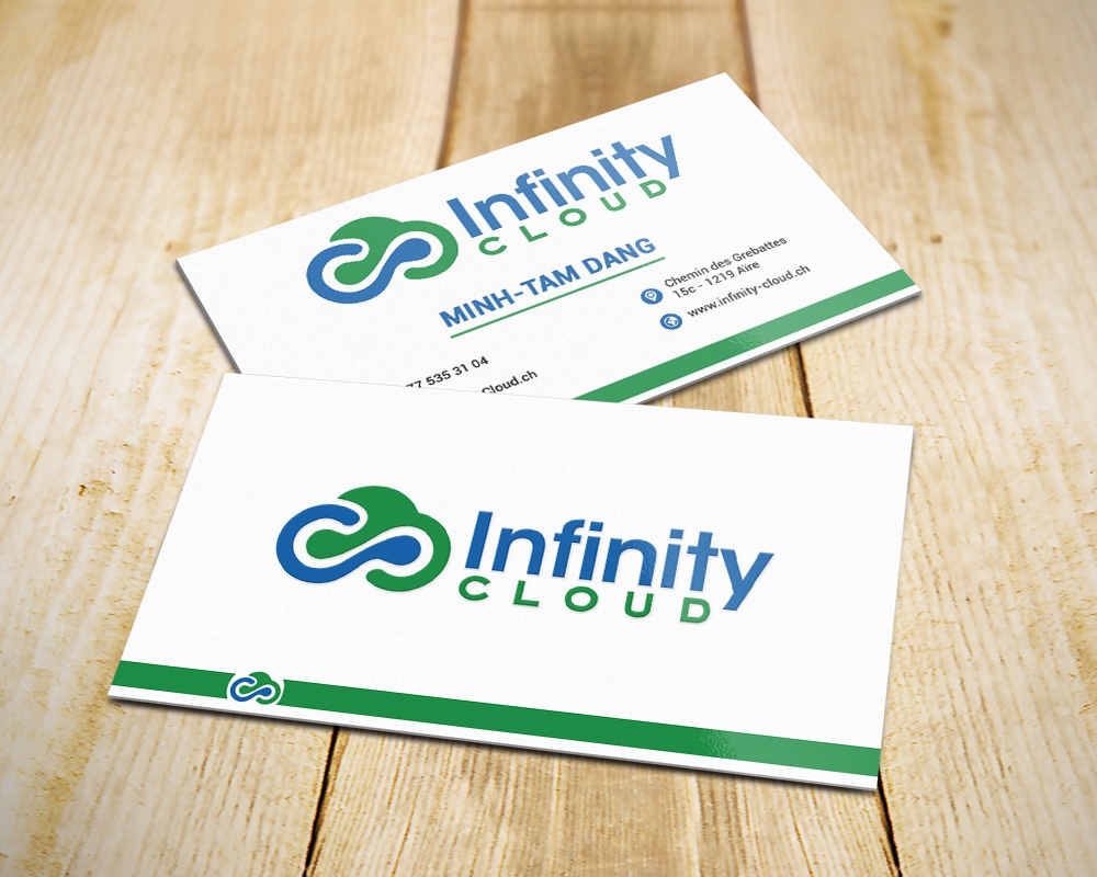 Infinity Cloud logo design by MastersDesigns