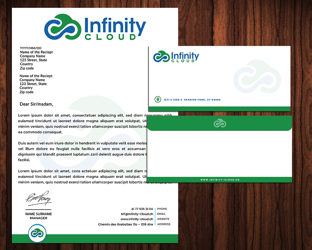 Infinity Cloud logo design by MastersDesigns