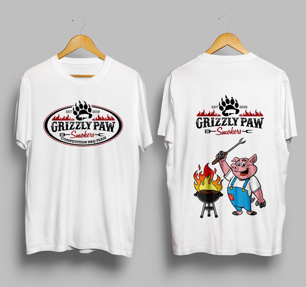 Grizzly Paw Smokers logo design by Frenic