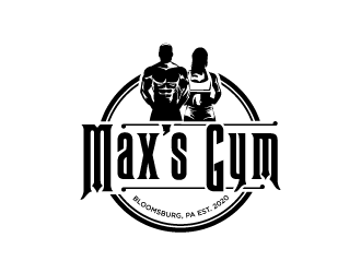 Max’s Gym logo design by torresace