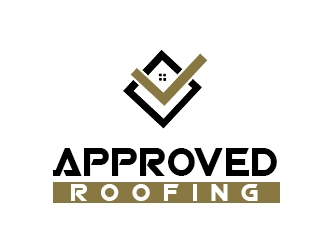 Approved Roofing logo design by bougalla005