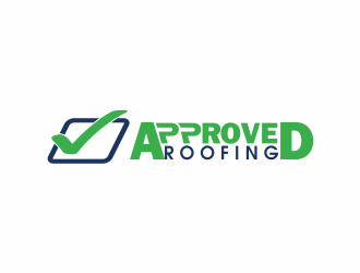 Approved Roofing logo design by up2date
