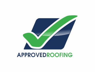 Approved Roofing logo design by up2date