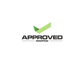 Approved Roofing logo design by RatuCempaka