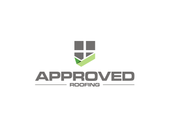 Approved Roofing logo design by RatuCempaka