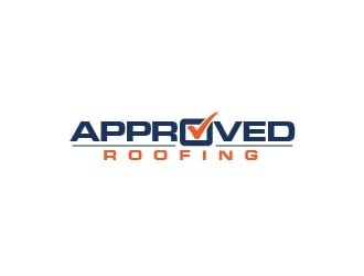 Approved Roofing logo design by usef44