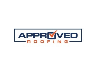 Approved Roofing logo design by usef44