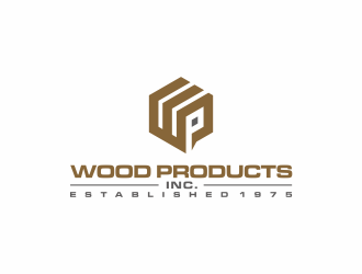 Wood Products, Inc. logo design by ammad